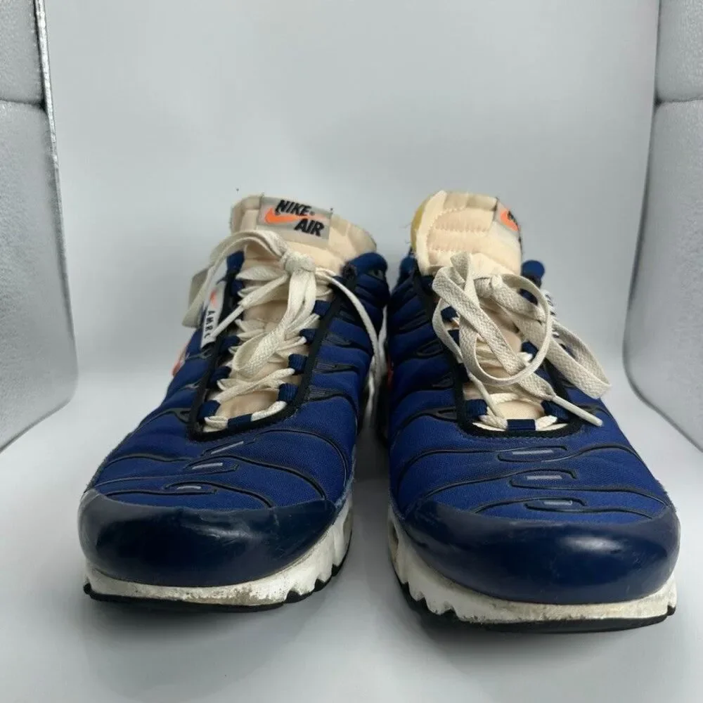 Nike Air Max Plus TN Shoes Mens Size 10 Blue Black Athletic Running Sneakers